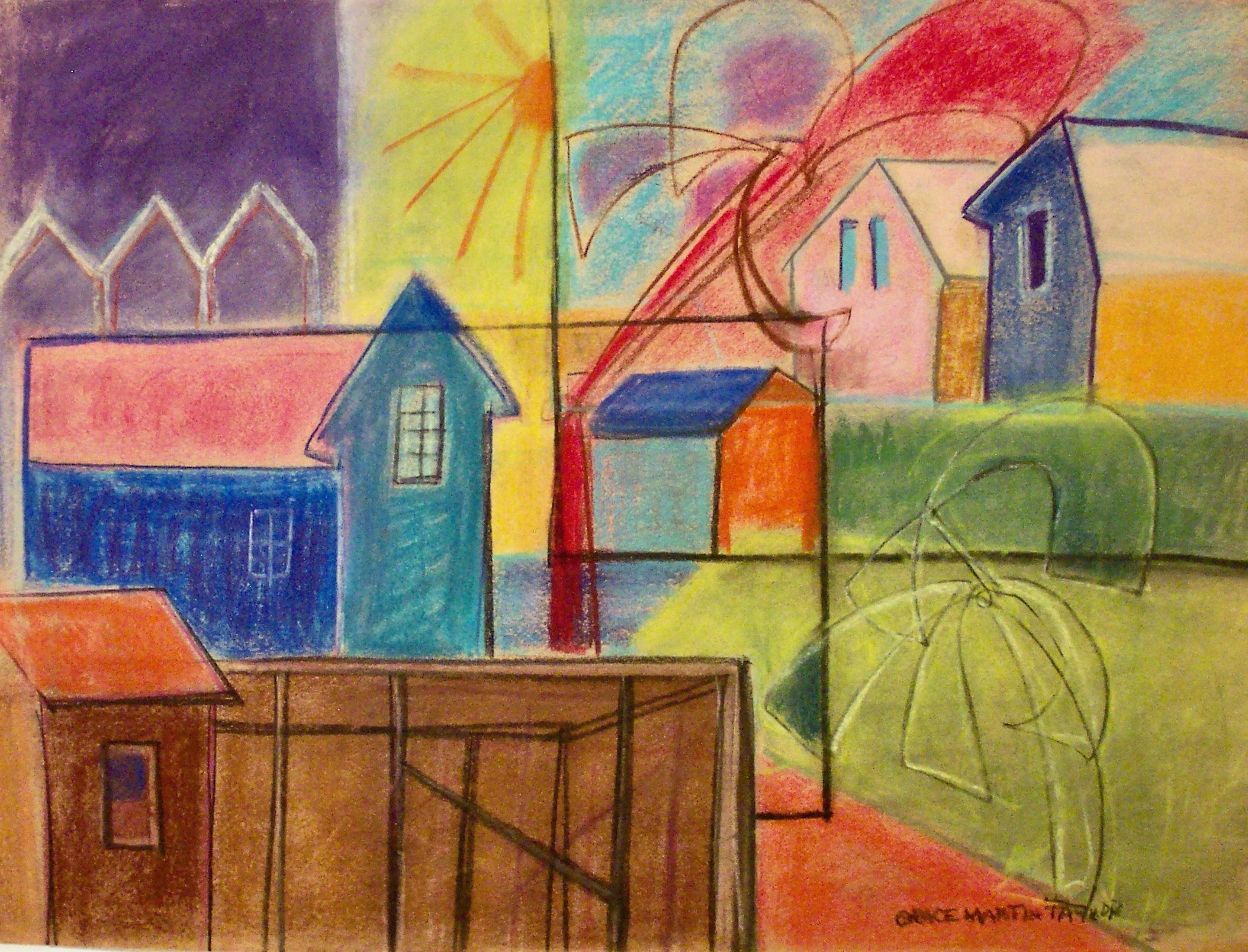 Moderne Figurative Zeichnungen und Aquarelle
