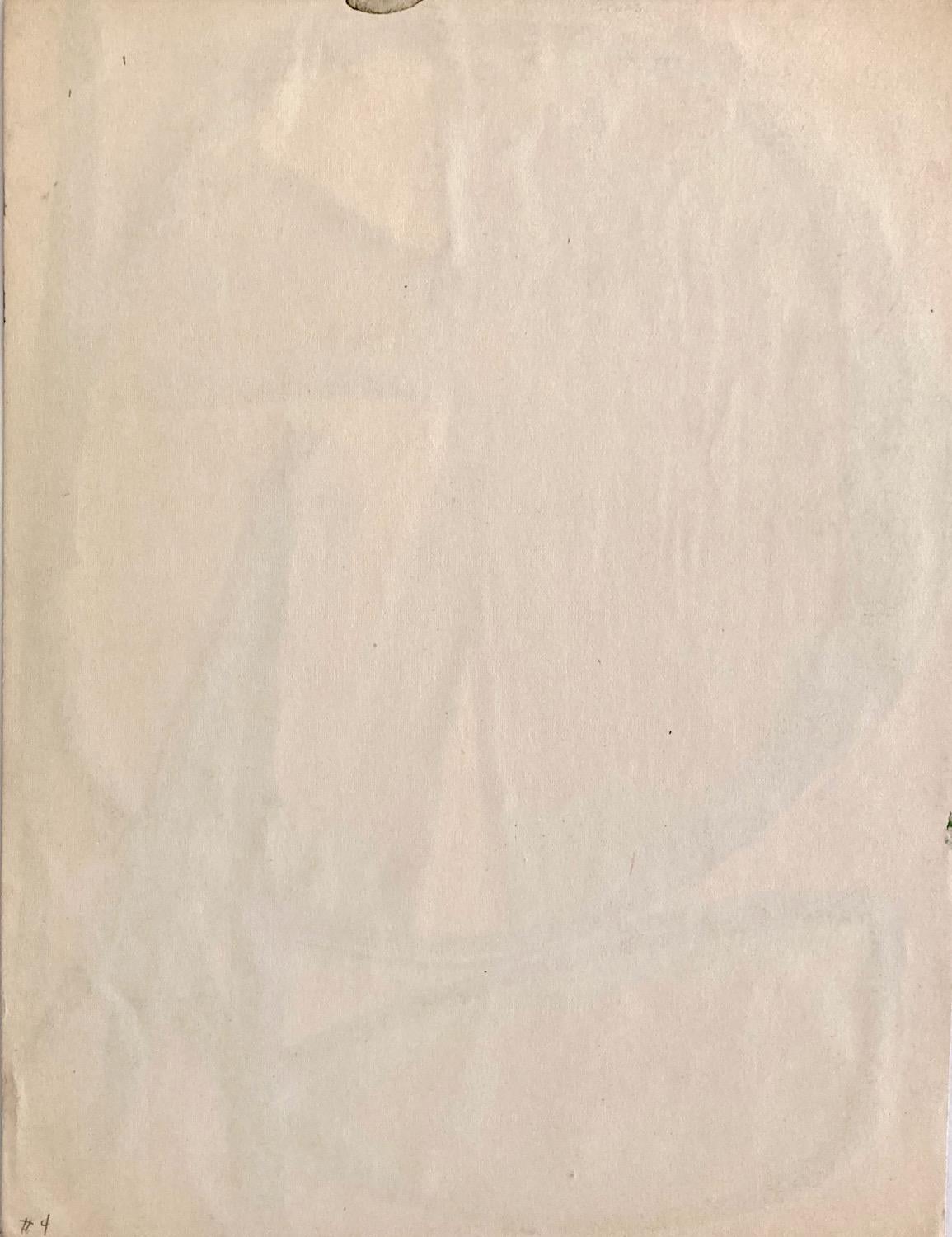 Clinton Hill, Florence, Italie, 1952, dessin, paysage/abstraction en vente 4