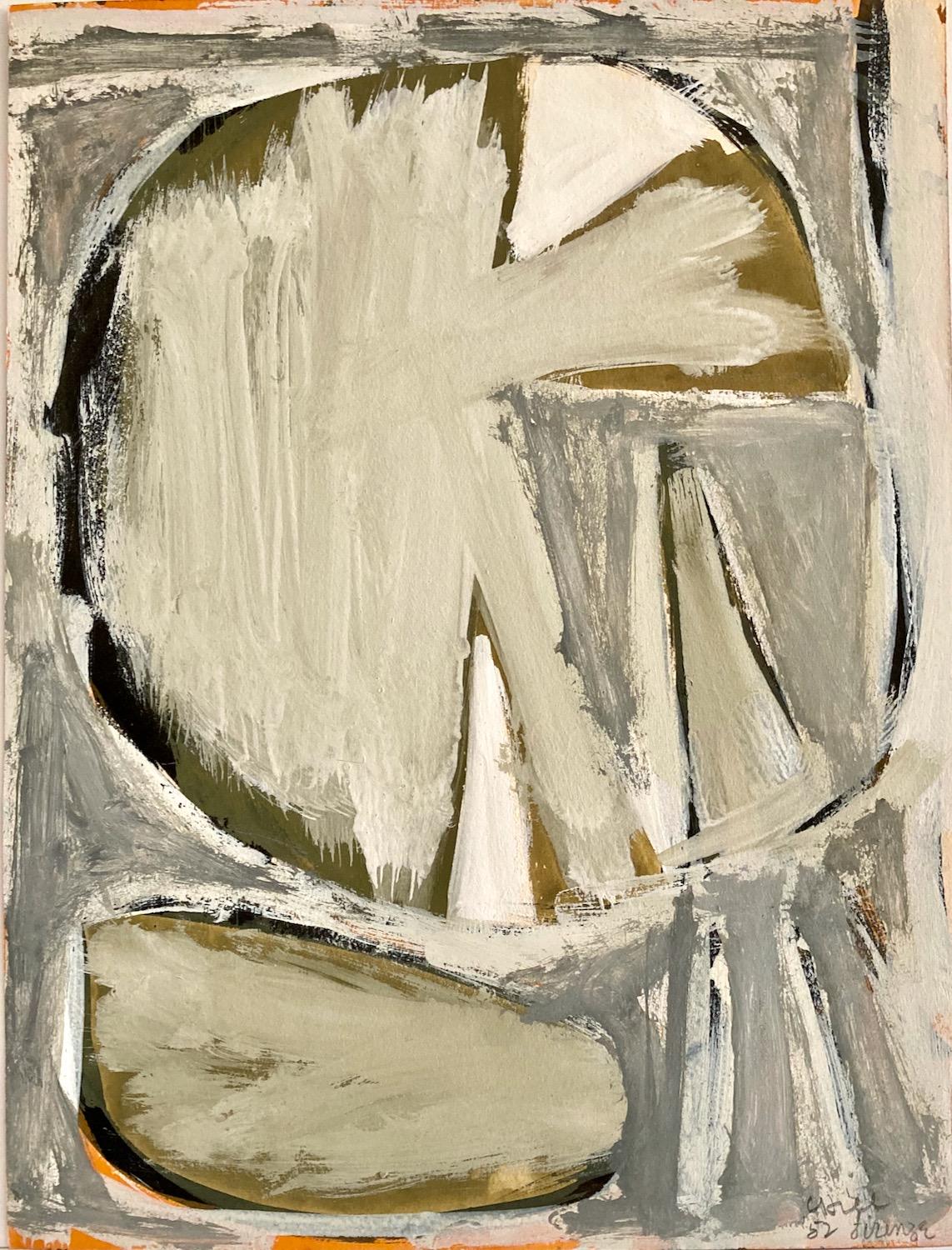 Clinton Hill, Florencia (Florencia, Italia), 1952, dibujo, paisaje/abstracción