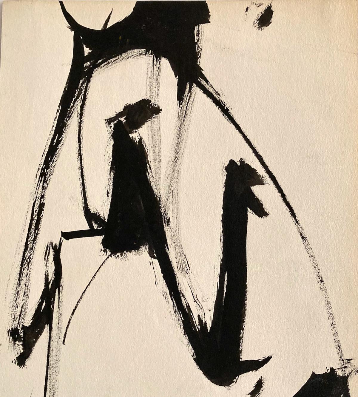 Clinton Hill, (Nude #2), 1950, drawing, figure/abstraction For Sale 2