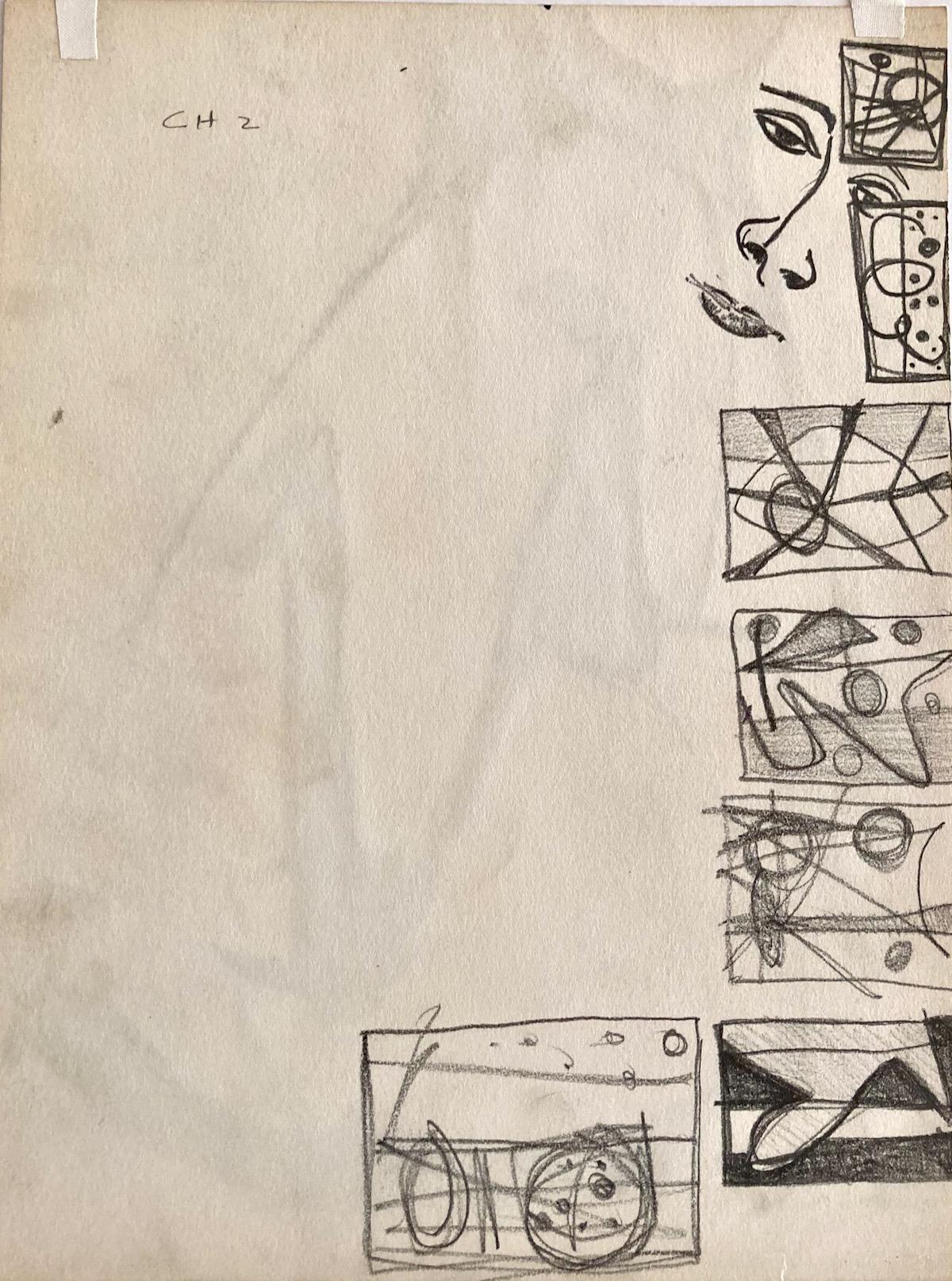 Clinton Hill, (Nude #2), 1950, drawing, figure/abstraction For Sale 4
