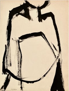 Clinton Hill, (Desnudo nº 1), 1951, dibujo, figura/abstracción