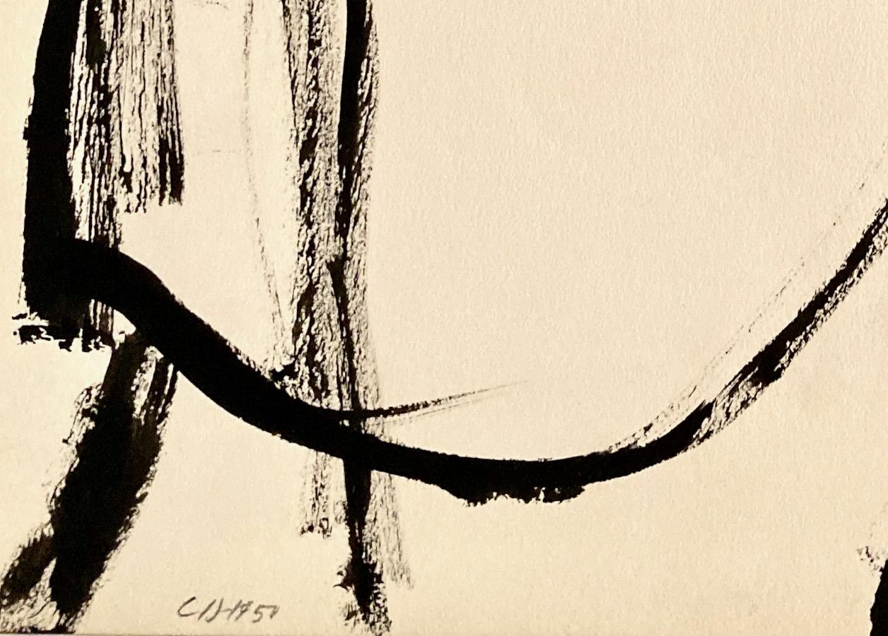 Clinton Hill, (nude n°1), 1951, dessin, figure/abstraction en vente 2