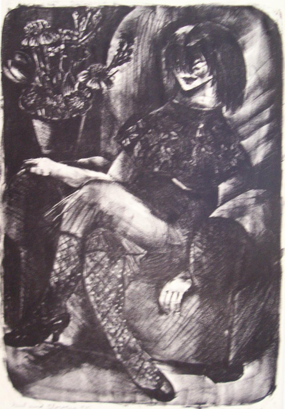 Lucille Fink, Ragazza con fiori in vendita 2