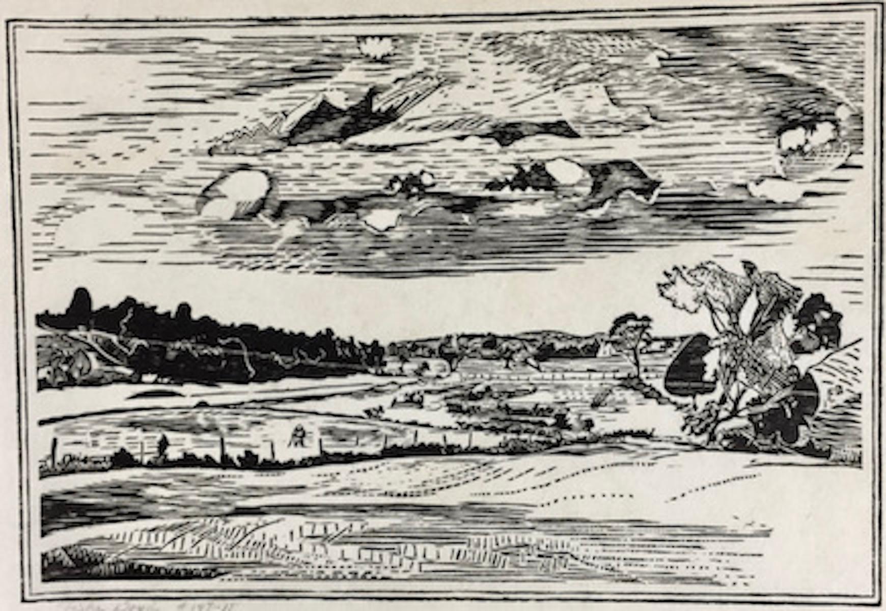 Hay-Meadow: „Die Weide“ – Print von Fiske Boyd