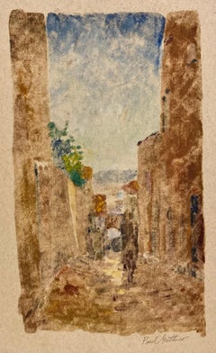 Vintage Paul Gattuso, (Italian Street Scene - Light)