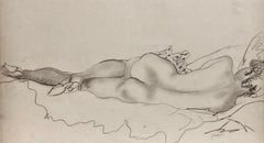 Vintage Emil Ganso, (Reclining Nude)