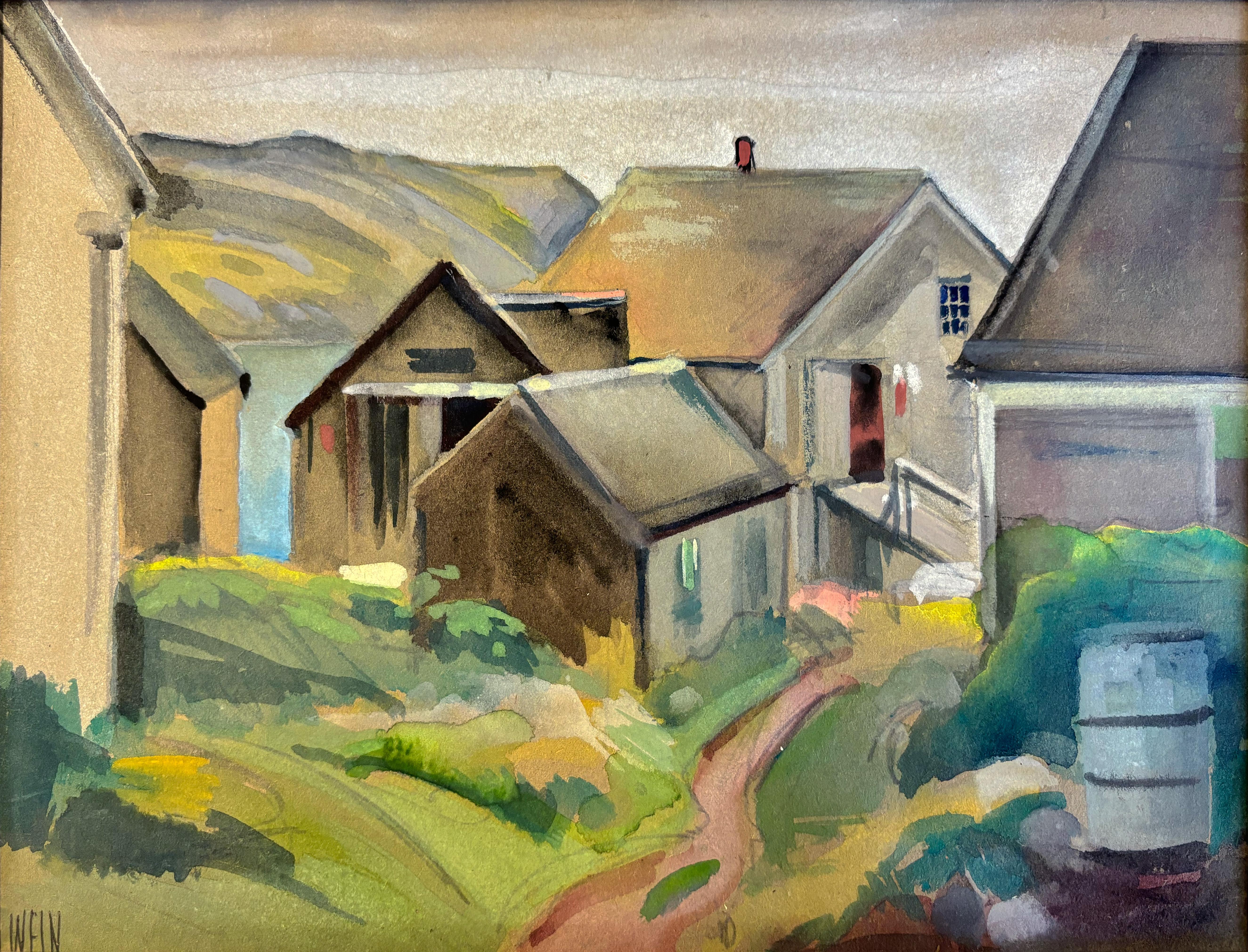 Monhegan Path, Summer - Art by Albert Wein