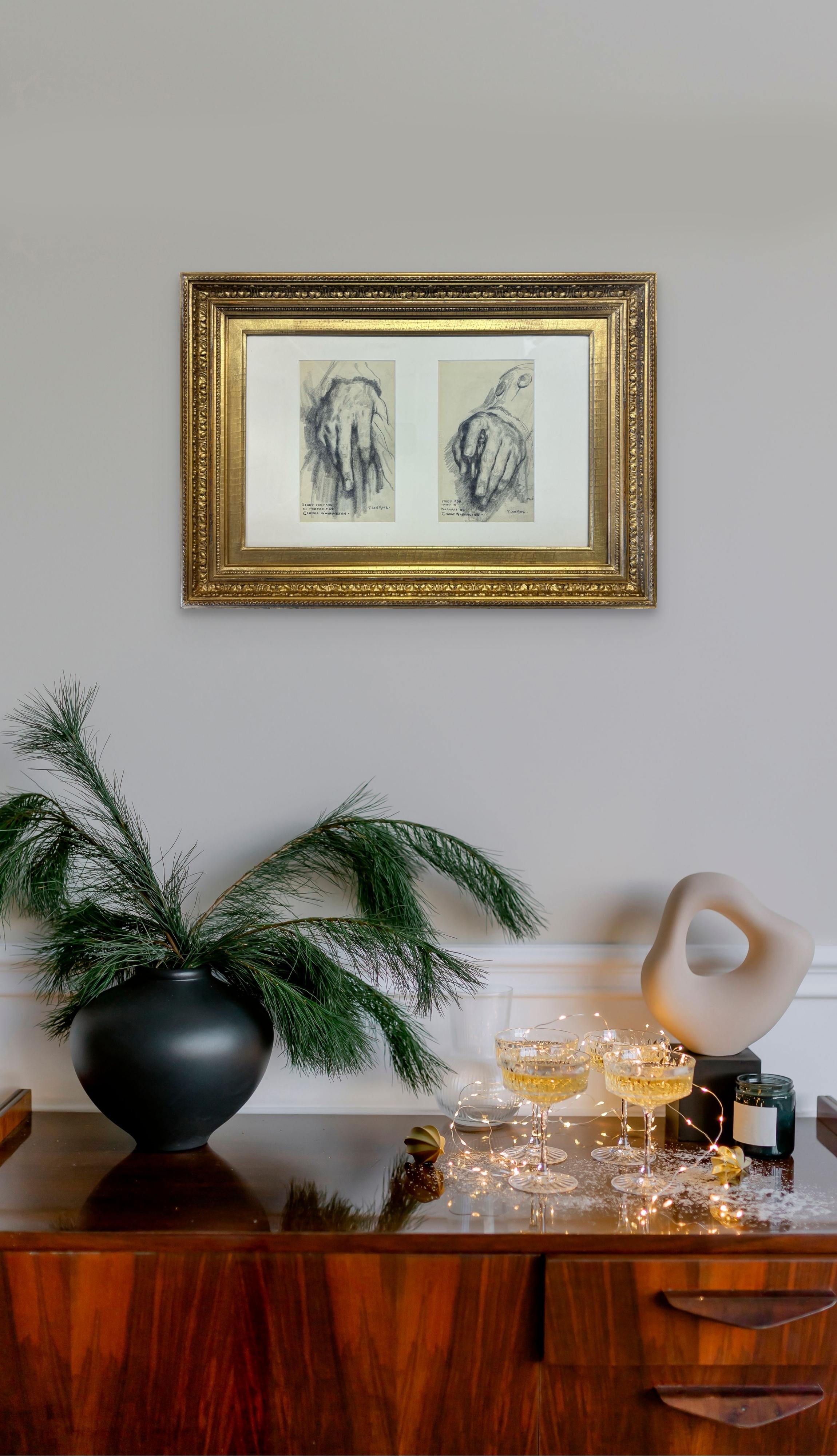 George Washington Hand Studies, Mount Vernon - Art by Francis Luis Mora