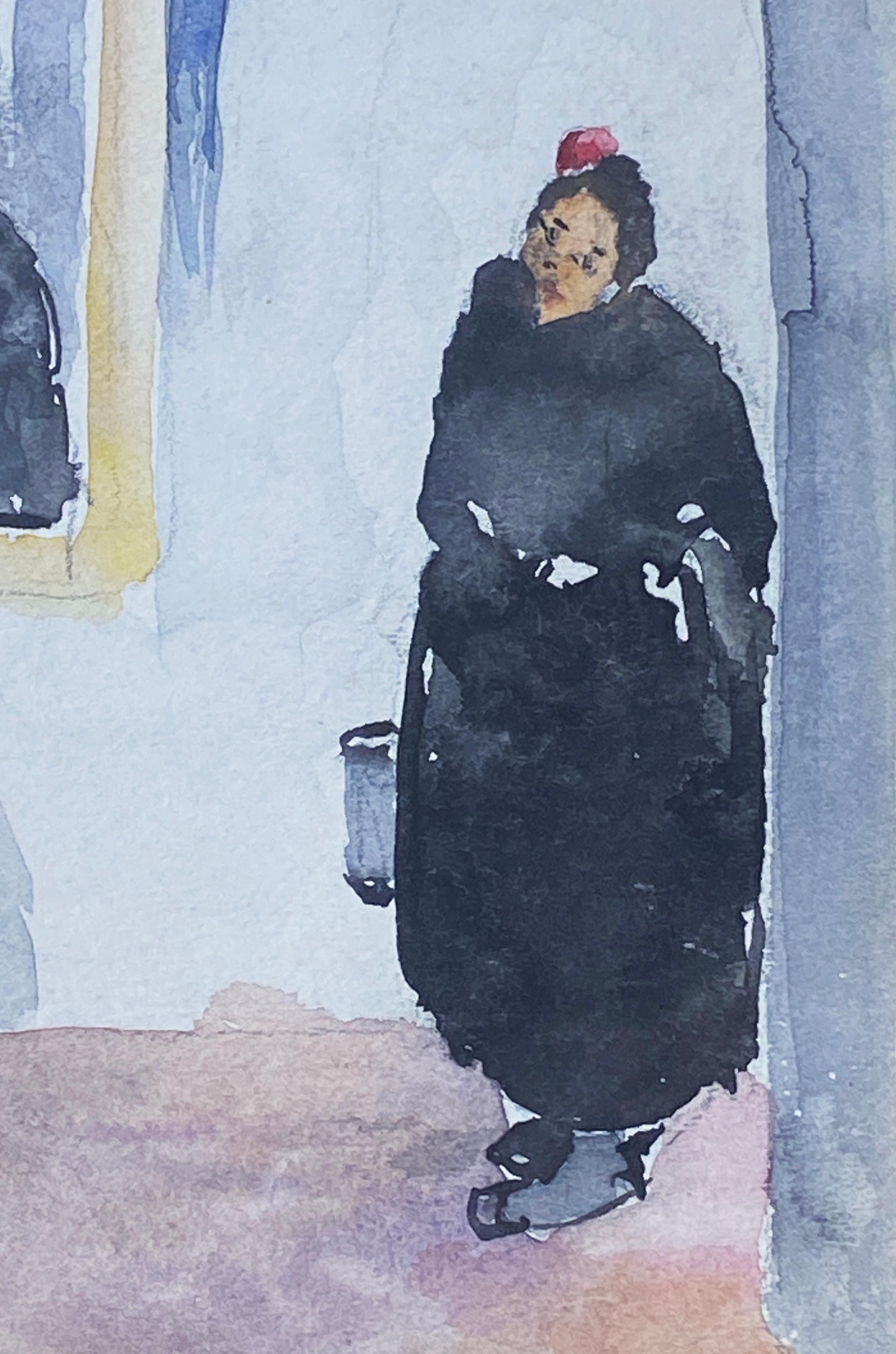 Damas de España - Figurative Art Marrón de Martha Walter