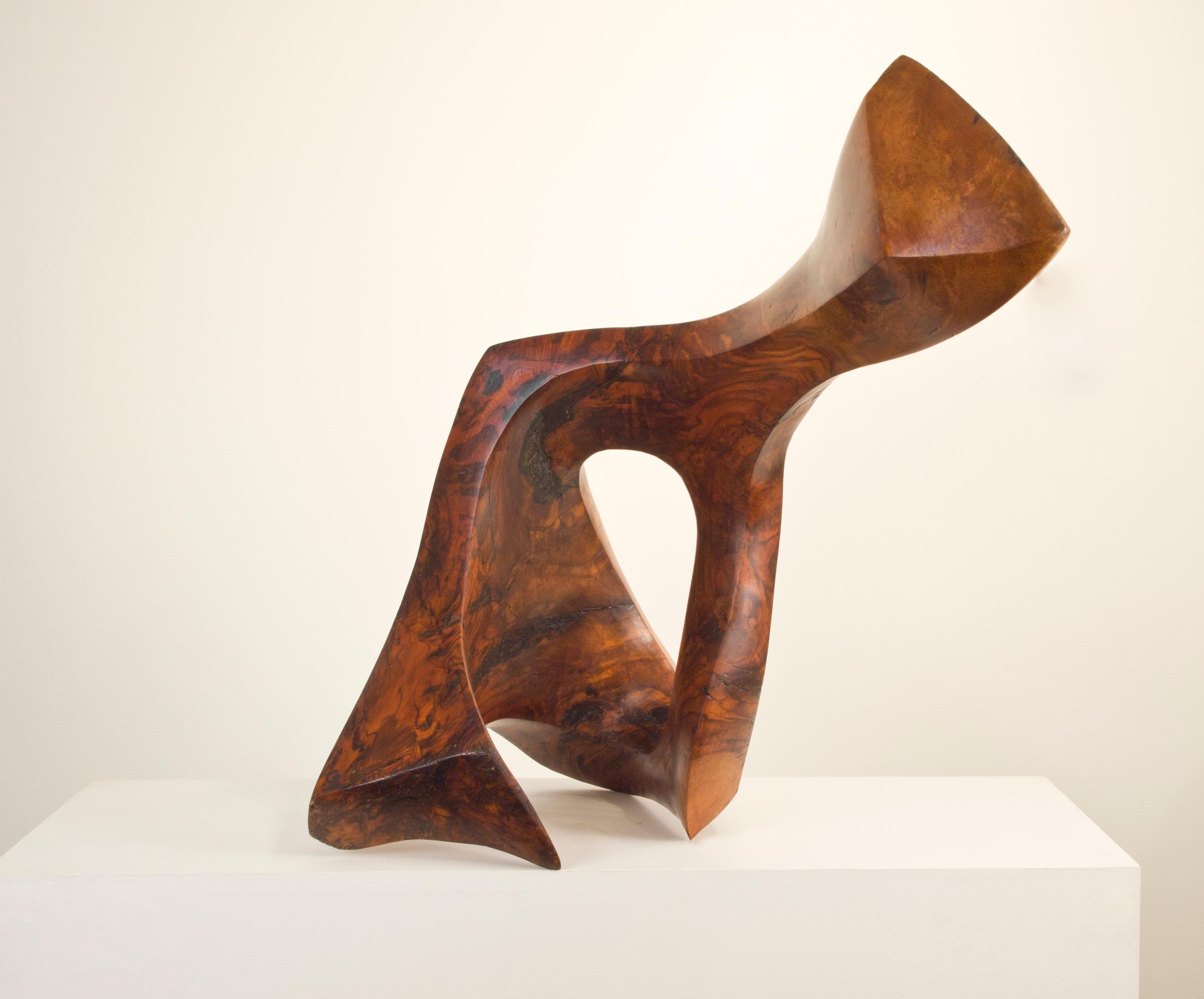 Joseph Goethe Abstract Sculpture - Abstract Reclining Form