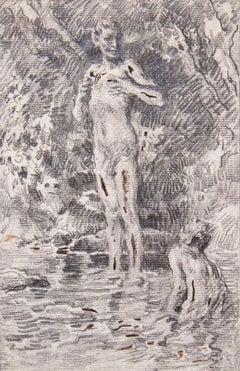 Forest Idyll Allegory drawing