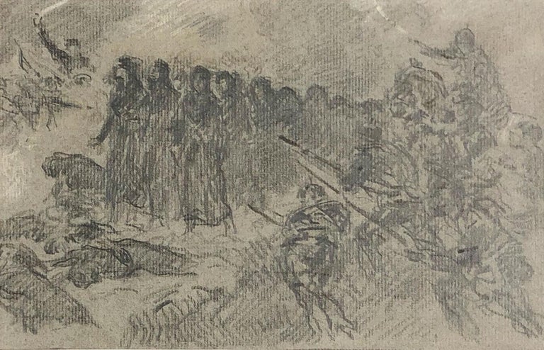 Battle Scene, Spanish American War - Art by Francis Luis Mora