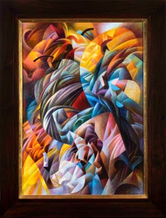 Ivan Turetskyy - Euphoria, painting, contemporary, futurist, abstract, movement