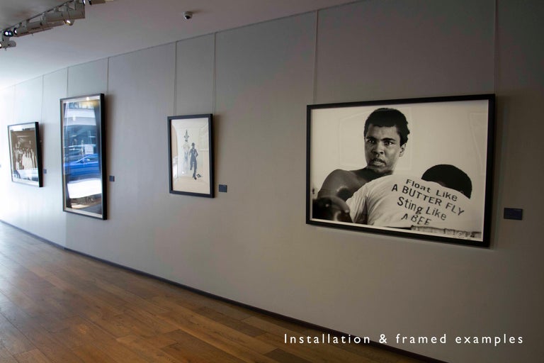 Most Wanted Man - Chris Smith, Muhammad Ali, Ali, black and white, 66x46 in For Sale 2