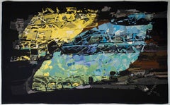 Mathieu Matégot - Oberon, tapestry, french, modern, abstract, wool, design