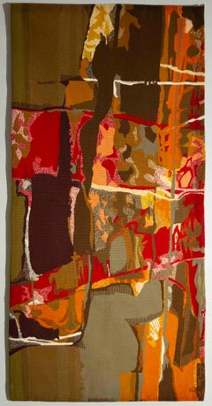 Vintage Mathieu Matégot - Sans titre, tapestry, french, modern, abstract, wool, design