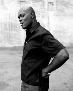 Lorenzo Agius - Samuel L Jackson, photograph, black & white, actor, 60x48 in