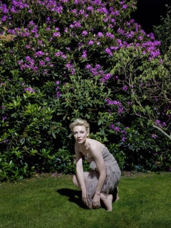 Lorenzo Agius - Cate Blanchett, color, portrait, figure, garden, 60x48 in.