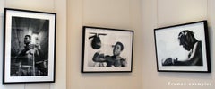 Sparring - Chris Smith, Muhammad Ali, Ali, boxing, black and white, 20x30 in