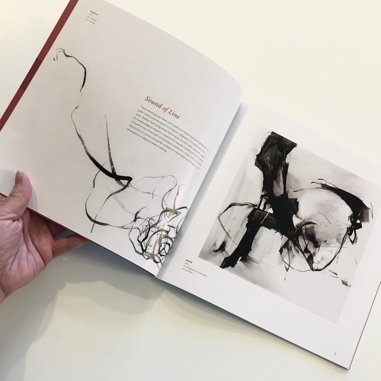 Nazanin Moghbeli Melody abstract calligraphy ink drawing / painting