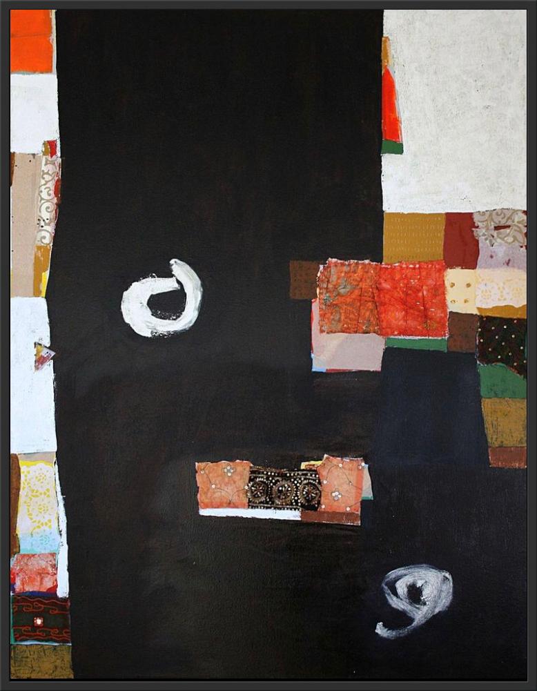 Bachir Amal Abstract Painting - Mosaique 2