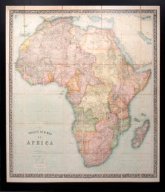 Antique Philips’ New Map of Africa
