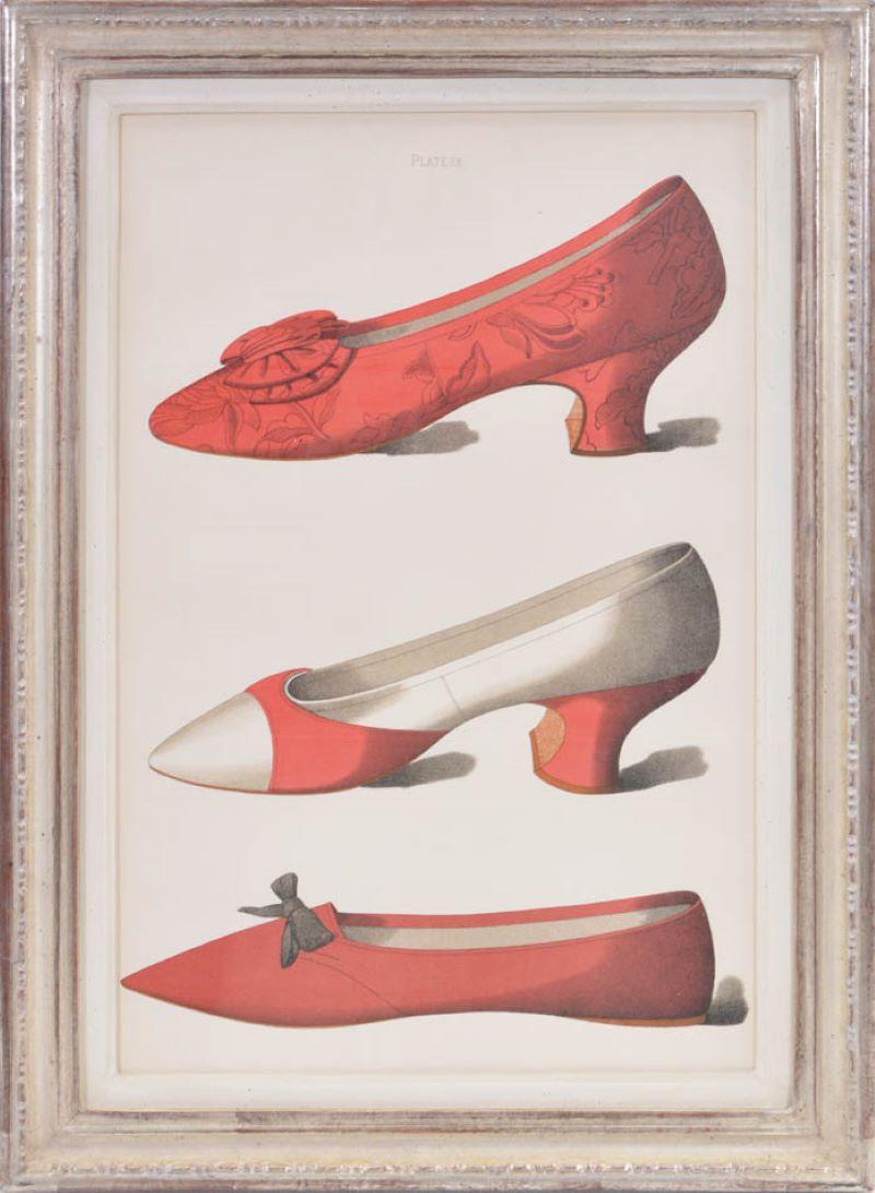 A Group of Four Ladies' Dress Shoes of the Nineteenth Century - Print by Thomas Greig Watson