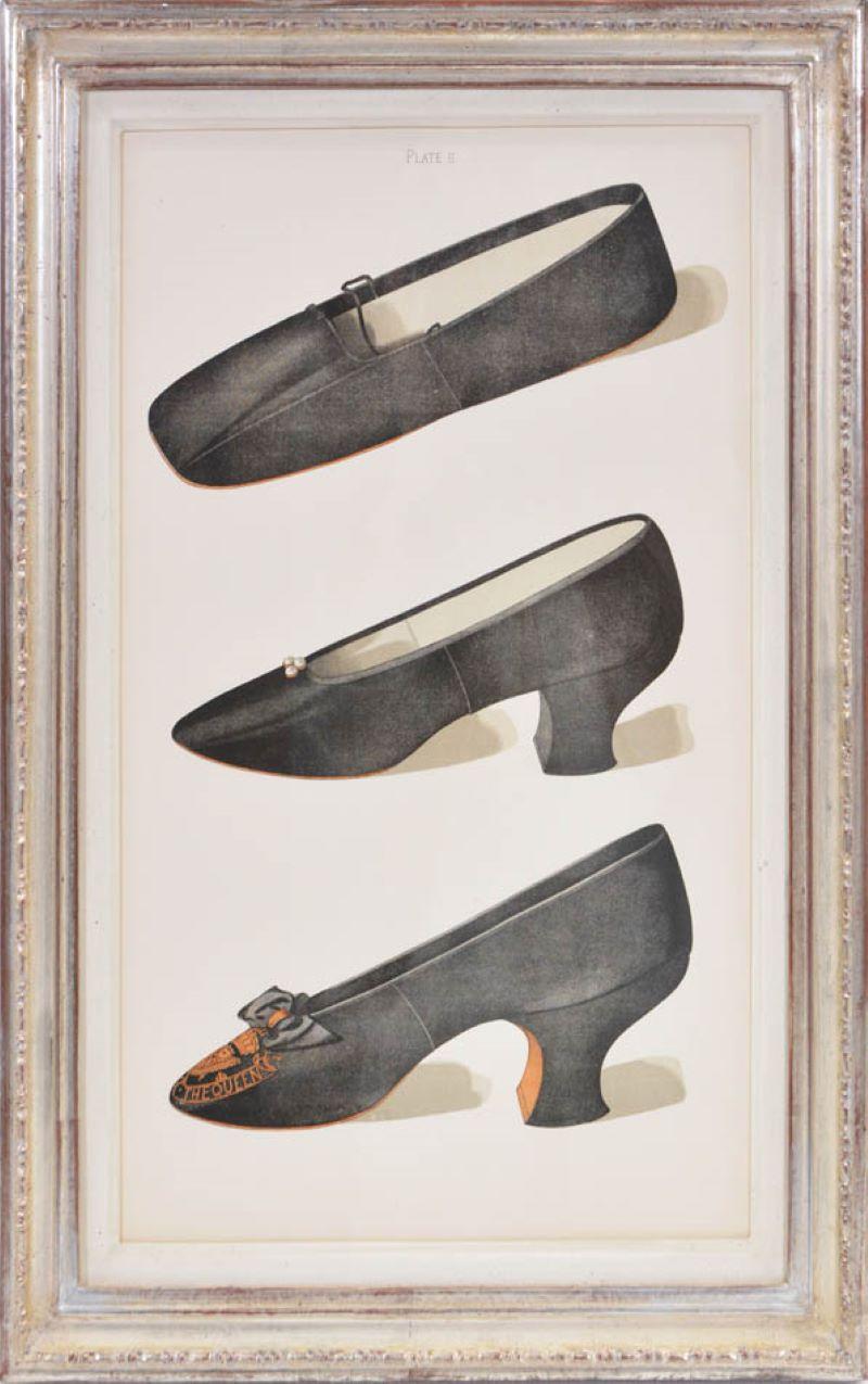 A Group of Six Ladies' Dress Shoes of the Nineteenth Century - Print by Thomas Greig Watson