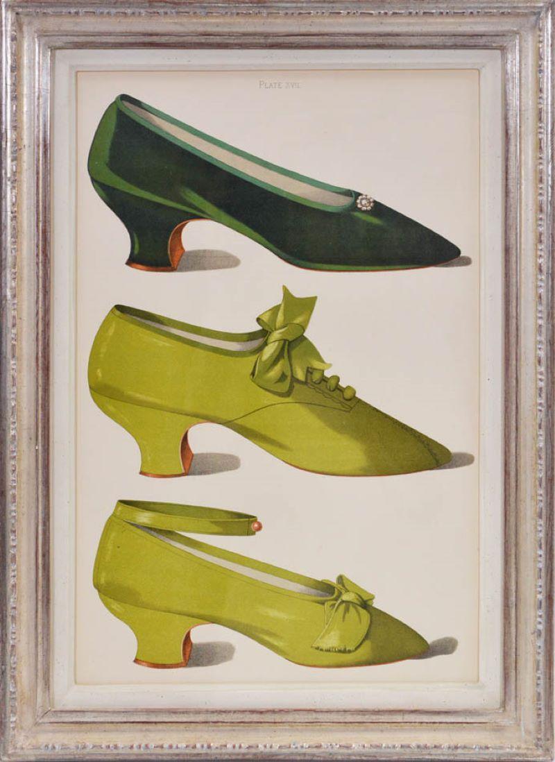 Group of Six Ladies' Dress Schuhe des neunzehnten Jahrhunderts (Naturalismus), Print, von Thomas Greig Watson