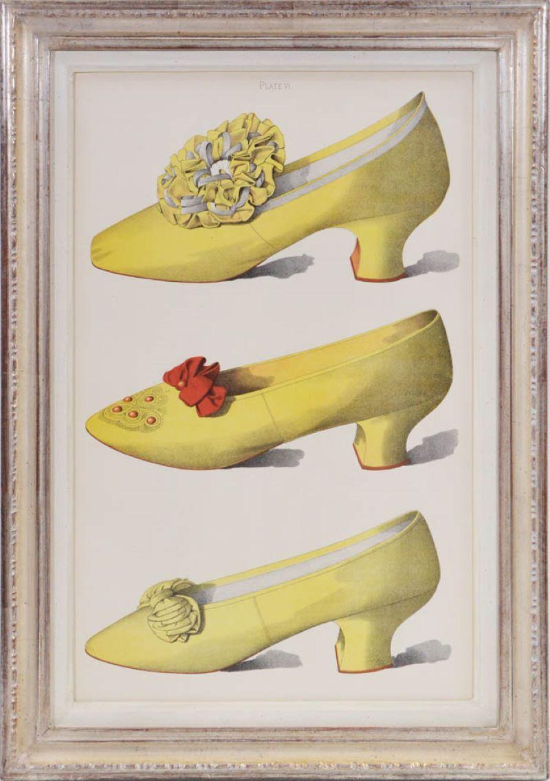 Group of Six Ladies' Dress Schuhe des neunzehnten Jahrhunderts – Print von Thomas Greig Watson