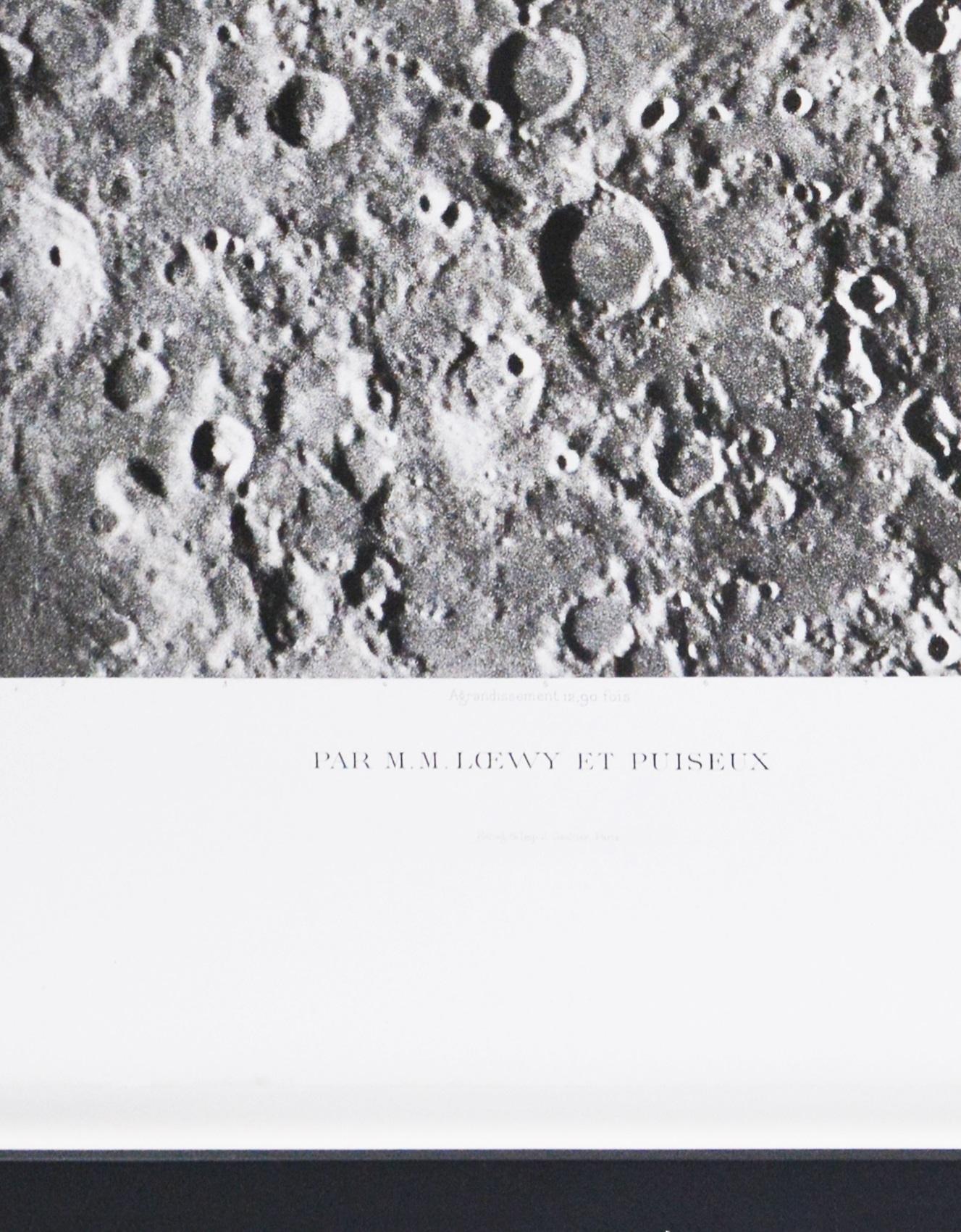 GEMMA FRISIUS_SACROBOSCO_DESCAR - Héliogravure of the Moon's Surface. - Photograph by Moritz Loewy; Pierre-Henry Puiseux
