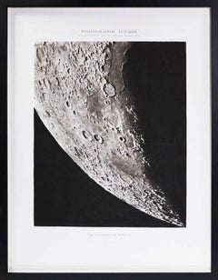 POSIDONIUS_ATLAS_CORNE BORÉALE.  - Héliogravure of the Moon's Surface