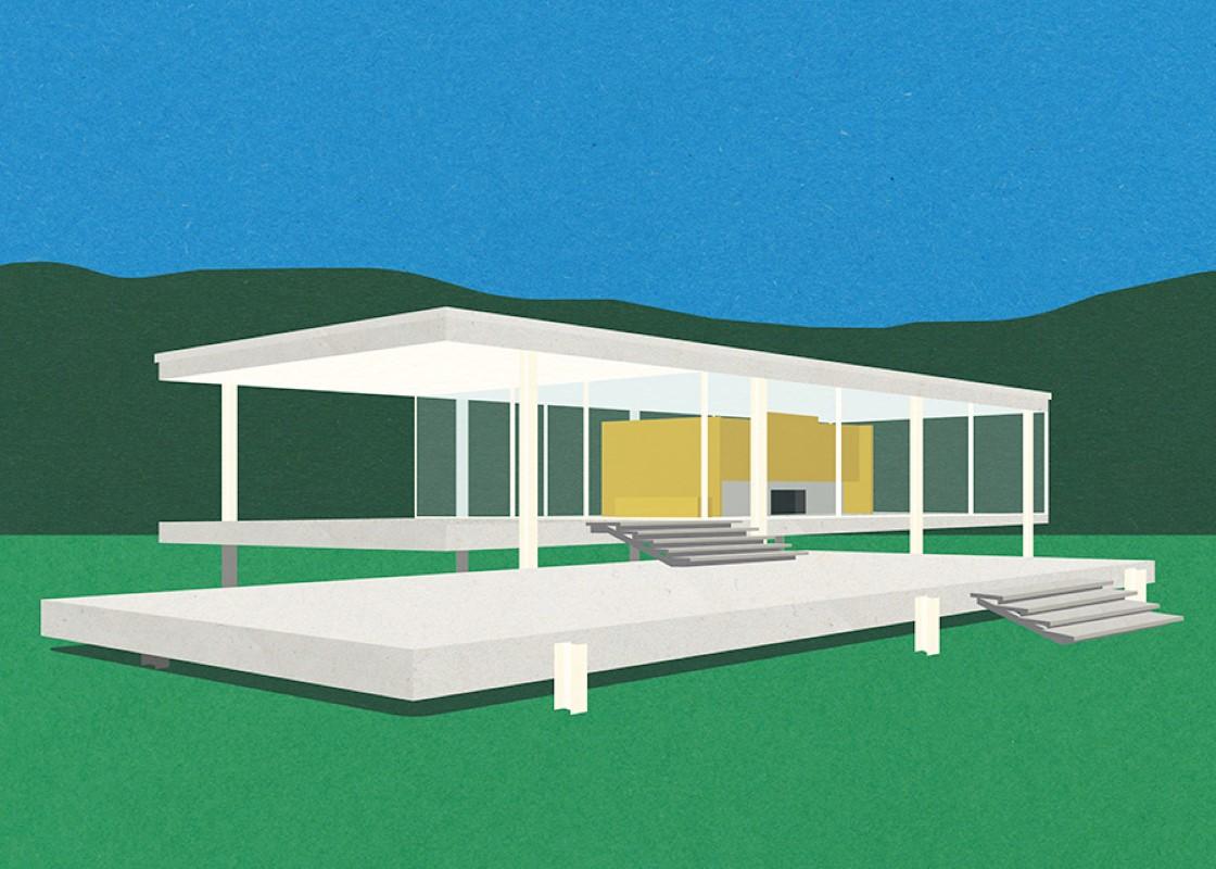 farnsworth house dimensions in meters