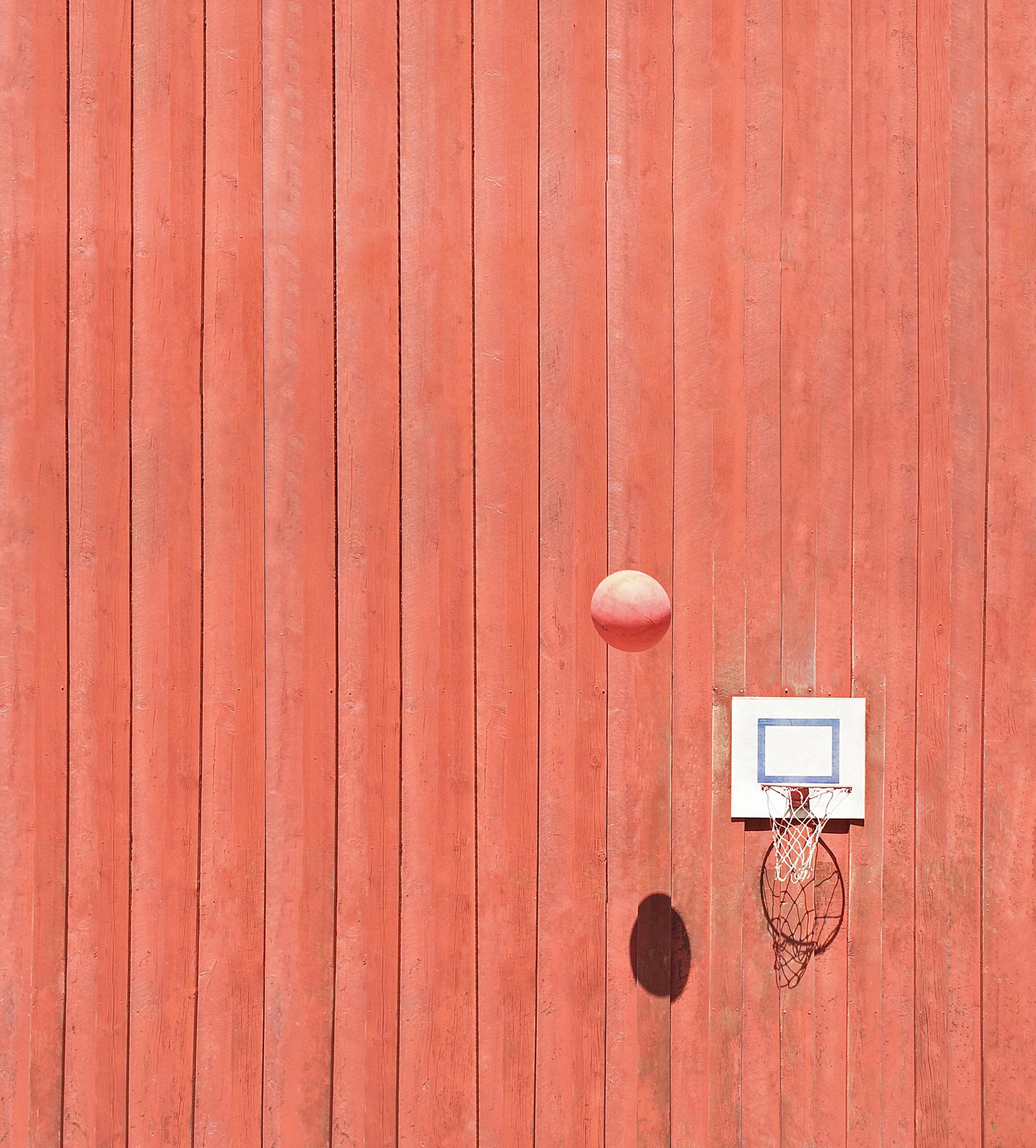 Slam Dunk - Orange Color Photograph by Marcus Cederberg