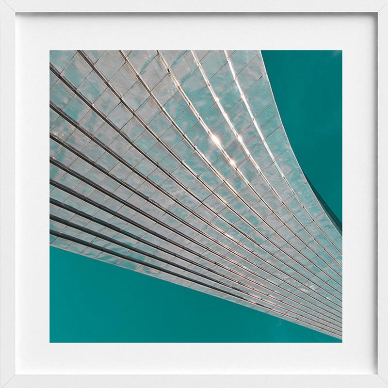 Oystein Aspelund Abstract Photograph - Cyan 1