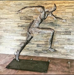 VYKI - Scultura in acciaio The Runner XL