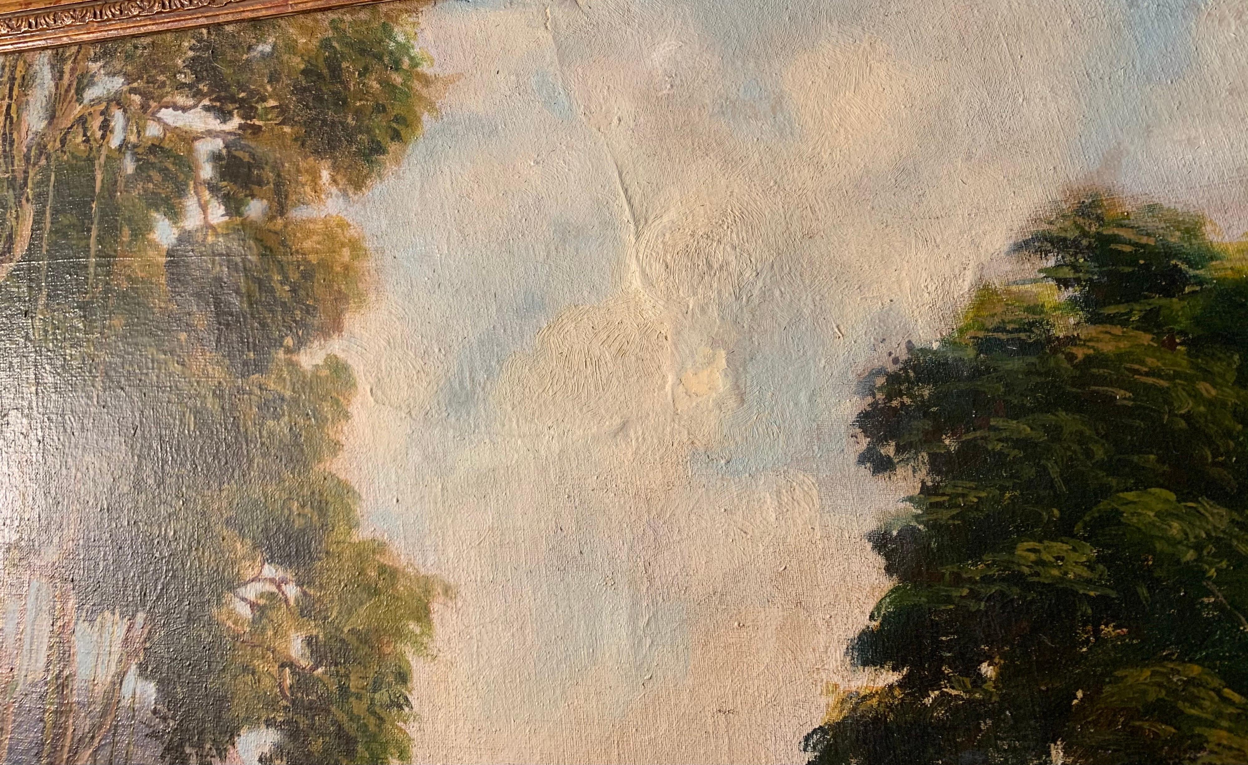 19th century Rainforest Jungle Tropical Landscape Painting Caribbean Asia 7