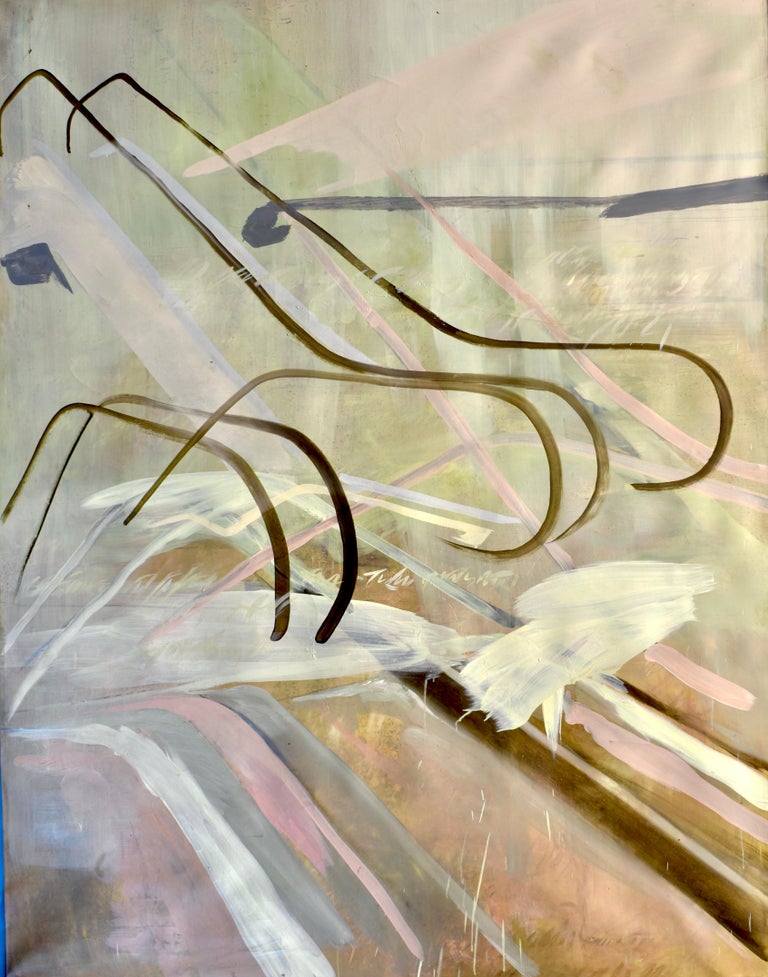 Guillermo Conte Abstract Painting - “Escaleras Mecánicas”, 2011, Canvas, Oil Paint