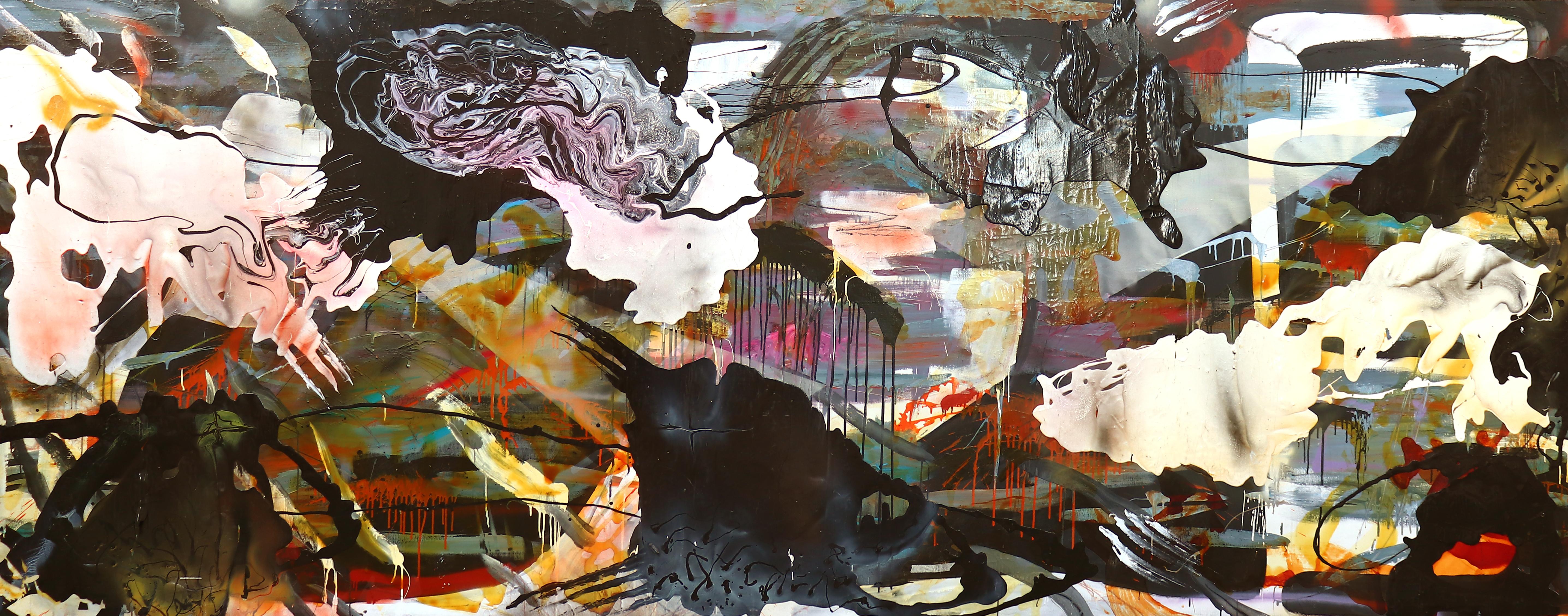 Aimee Joaristi  Abstract Painting - “LA FARSANTE”, Canvas