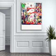 „Die Hunde“ Mixed Media- Pop-Art von PositivityAry