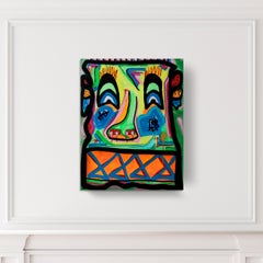 'Untitled III' Wrapped Canvas Original Street Art Painting by Big Bear