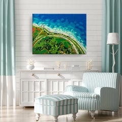 'Peanut Island' Wrapped Canvas Original Coastal Painting by Sarah LaPierre