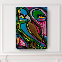 'Untitled VII' Wrapped Canvas Original Street Art Painting by Big Bear