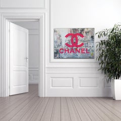 'Pom Pom' Framed Canvas Original Pop Art by PositivityAry