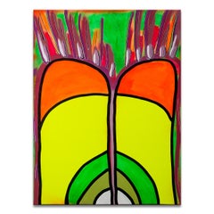 'Untitled XVIII' Wrapped Canvas Original Street Art Painting by Big Bear 