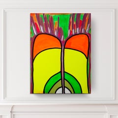 'Untitled XVIII' Wrapped Canvas Original Street Art Painting by Big Bear
