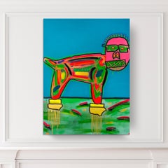 'Untitled XII' Wrapped Canvas Original Street Art Painting by Big Bear