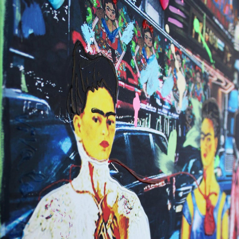 'Frida Kahlo' Original Pop Artwork by Arianna Tascione For Sale 2