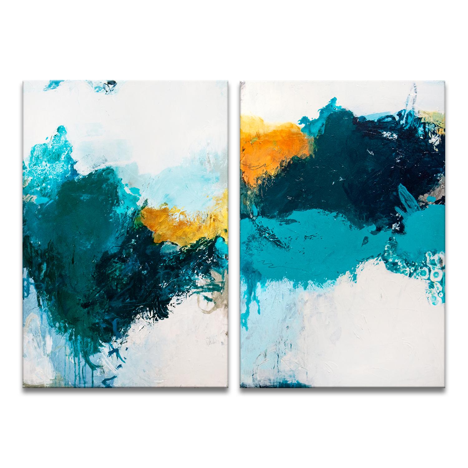 nature's layers diptych framed glass wall art 2 piece